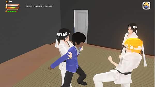 3d femdom game ballbusting female master