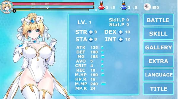 Blonde princess having sex with men in Magical angel fairy princess new 2024 hentai game gameplay