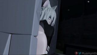 Anti gets RAILED HARD from behind and gets cum in her ass