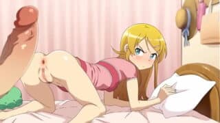 Hentai girl loves anal creampie