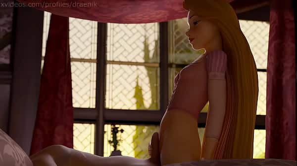 Rapunzel fucking cowgirl style and creampie 1080 60fps