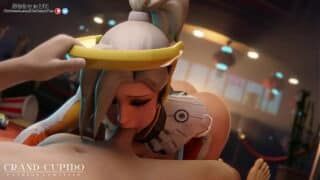 Mercy Sweet Blowjob in the Park