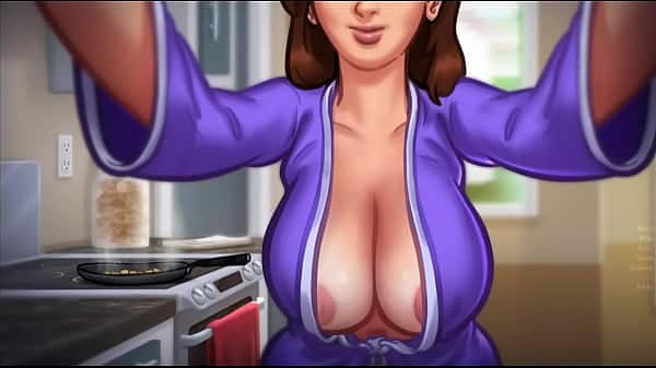 Busty MILF stepmom Debbie takes care of her Horny Tenant| Perfect Massive Natural Boobs| Summertime Saga 3D Game Part 01