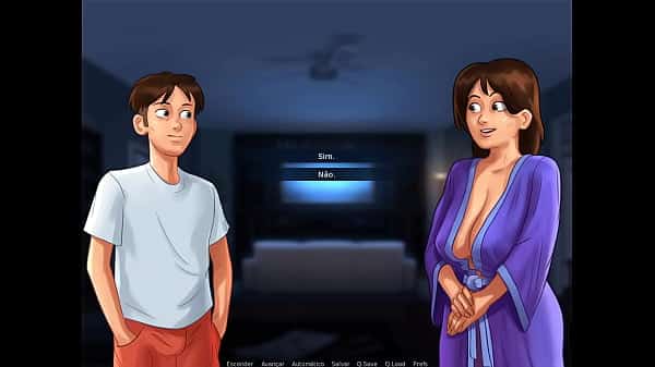 Summertime Saga ep 35 – Melhor cena de sexo ate agora!!! Gozei dentro da Milf peituda