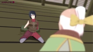 Onoki Trains Kurotsuchi In The Traditional Hidden Stone Village Arts