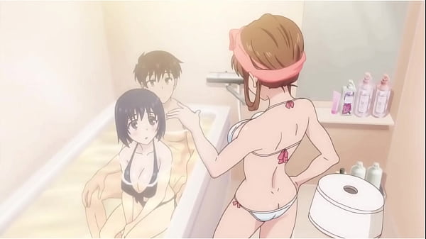 Common bathing with StepSister • Uncensored •