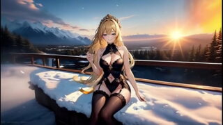 The sexy and hot cute Akyra Nozomi walks modeling her sensual body (Over 18) (Hentai Anime) (AI-generated)