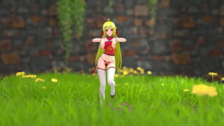 Chinese Girl M22 Hentai Undress Dancing Strip MMD 3D Blonde Hair (CLIP)