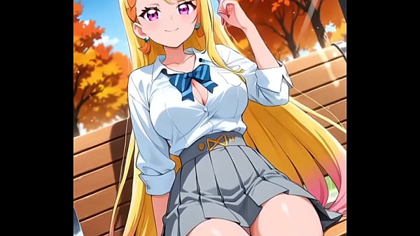 Hentai Blonde Girl Masturbate AI Generated