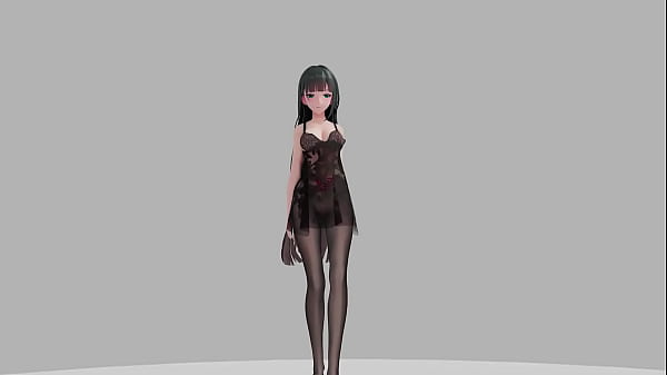 Honkai Impact Raiden Mei Strip Dance Show Hentai R18 MMD 3D Soft Dark Green Hair (CLIP)