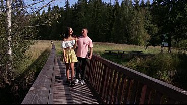 First Picnic Date Turned Into Hard Fuck On The Blanket In The Grass