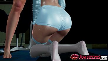 Big Tits Wet Blonde Amy 3D Animation – No-Hands Blowjob with Moans, On Top Titjob in Bra Showcasing Her Big Ass, Handjob Stroking Leading to Massive Cumshot Rule34 Hentai