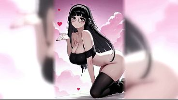 Busty Asian Goth Hentai Girl Swallows Everything You Give Her (AI)