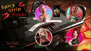 Spicy Strip Poker Ep 4| Strip Poker Hentai Game | Jessica the Sexy Blond College Girl