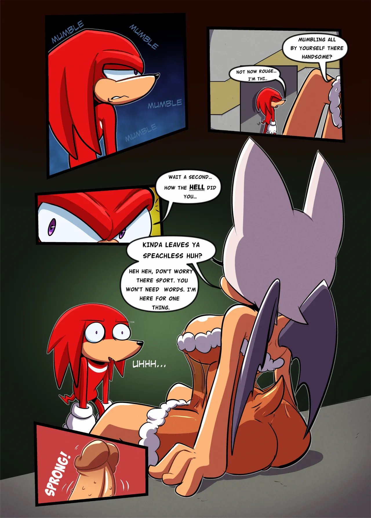 Rouge and Knuckles Hentai Comic comic porn 2