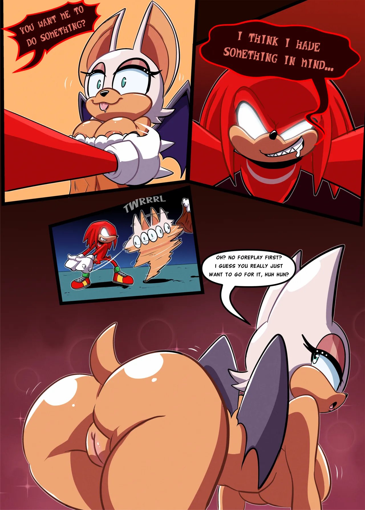 Rouge and Knuckles Hentai Comic comic porn 4